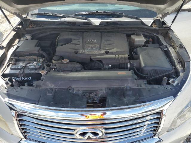 JN8AZ2NE6E9063461 - 2014 INFINITI QX80 SILVER photo 12