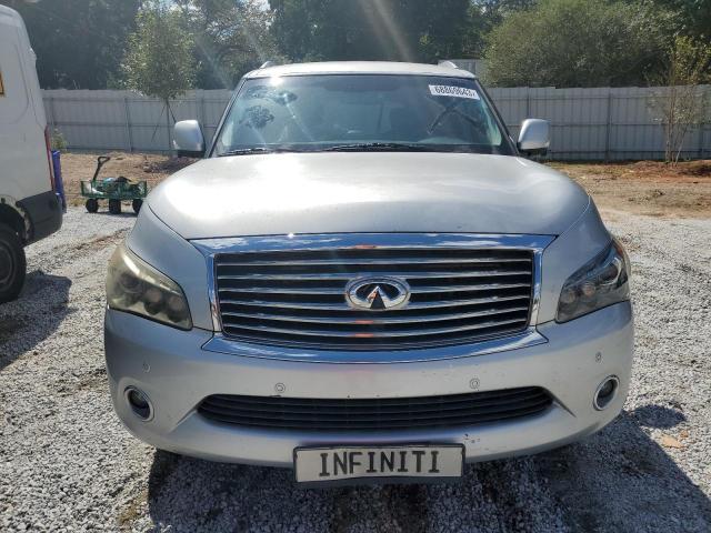 JN8AZ2NE6E9063461 - 2014 INFINITI QX80 SILVER photo 5