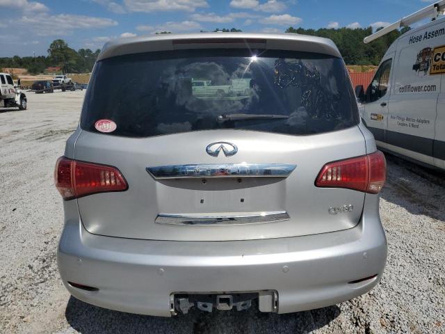 JN8AZ2NE6E9063461 - 2014 INFINITI QX80 SILVER photo 6