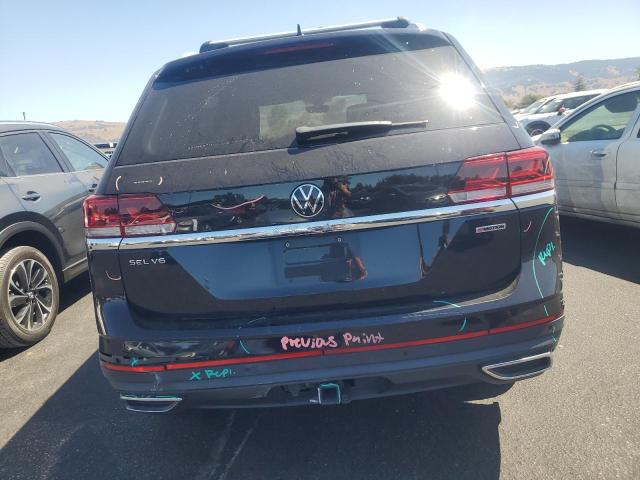 1V2BR2CA5MC529848 - 2021 VOLKSWAGEN ATLAS SEL أسود صورة 6