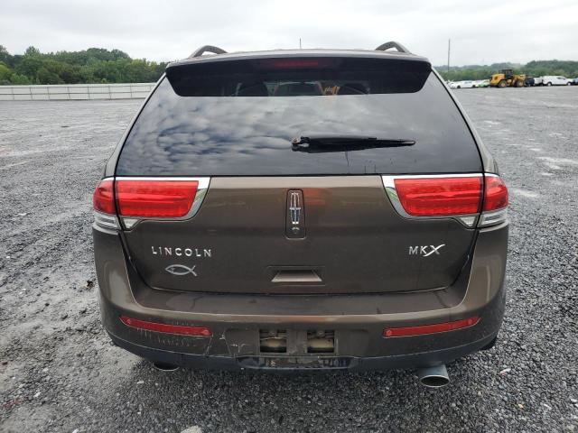 2LMDJ6JK4BBJ28860 - 2011 LINCOLN MKX BROWN photo 6