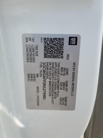 1GCWGAFP2N1279985 - 2022 CHEVROLET EXPRESS G2 თეთრი ფოტო 13