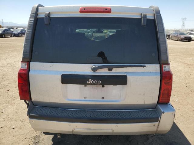 1J8HH48KX7C635818 - 2007 JEEP COMMANDER SILVER photo 6
