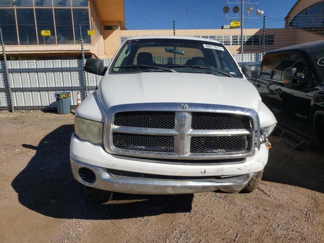 3D7KU28D14G159648 - 2004 DODGE RAM 2500 ST WHITE photo 5