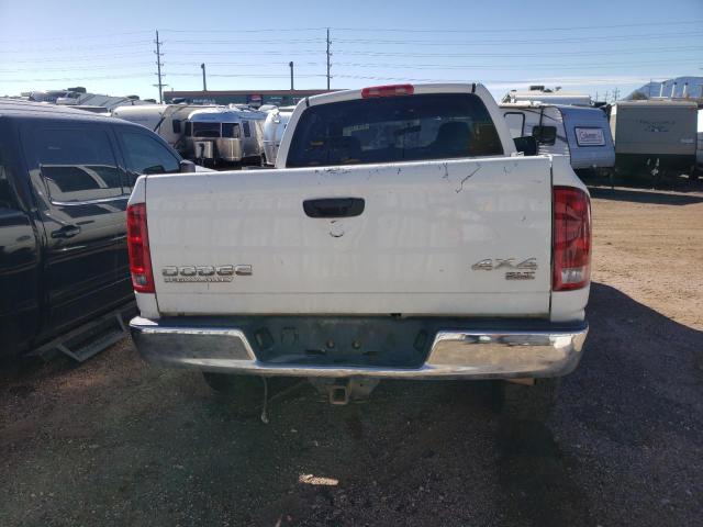 3D7KU28D14G159648 - 2004 DODGE RAM 2500 ST WHITE photo 6