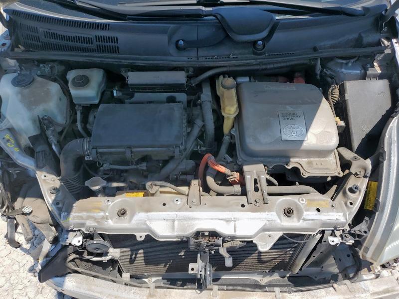 JTDKB20U377680611 - 2007 TOYOTA PRIUS SILVER photo 11