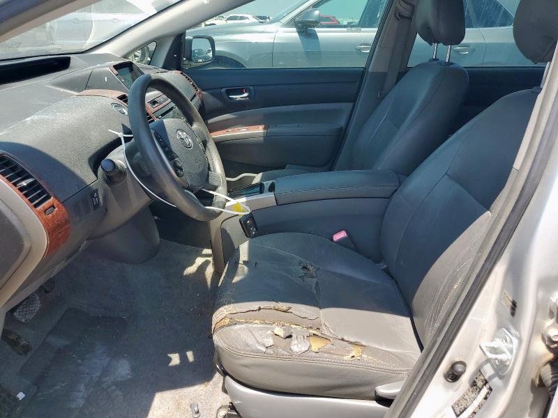 JTDKB20U377680611 - 2007 TOYOTA PRIUS SILVER photo 7