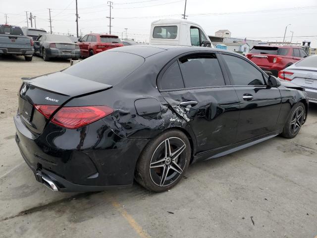 W1KAF4HB9RR168685 - 2024 MERCEDES-BENZ C 300 4MATIC BLACK photo 3