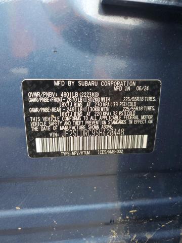 JF2SLDRC9SH428448 - 2025 SUBARU FORESTER LIMITED Bleu photo 13