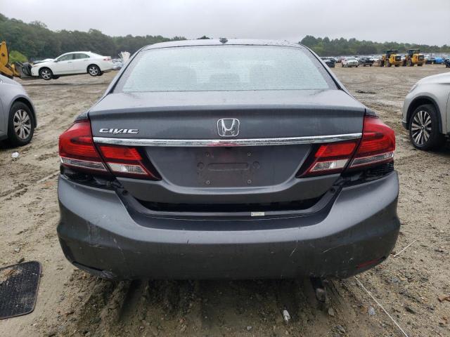 19XFB2F86DE284969 - 2013 HONDA CIVIC EX GRAY photo 6