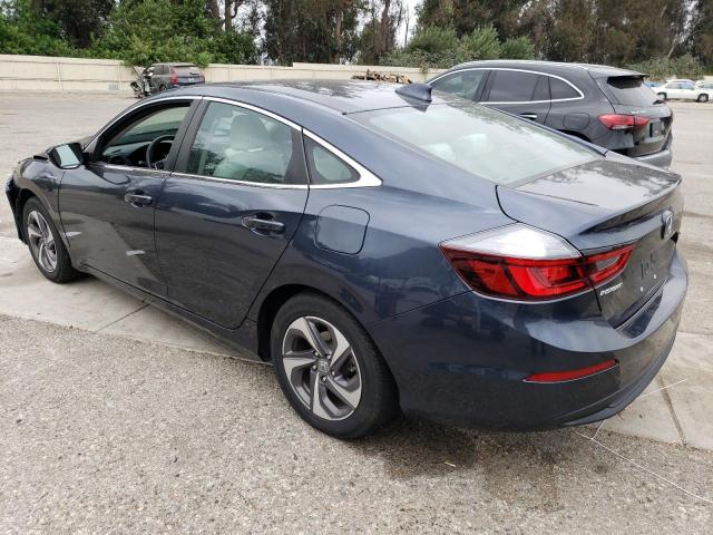 19XZE4F53KE023849 - 2019 HONDA INSIGHT EX BLUE photo 2