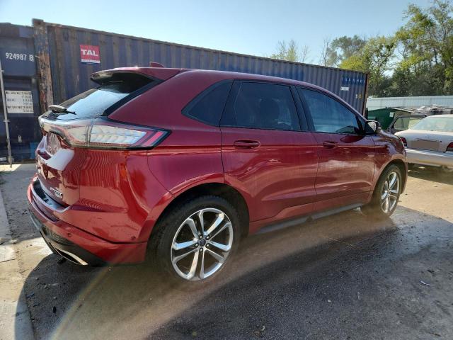 2FMTK4AP5FBC16505 - 2015 FORD EDGE SPORT 红色 照片 3