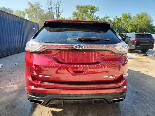 2FMTK4AP5FBC16505 - 2015 FORD EDGE SPORT 红色 照片 6