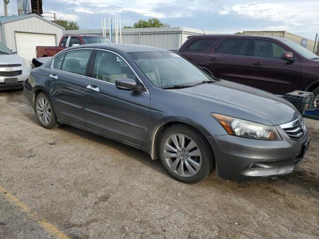 1HGCP3F88BA022298 - 2011 HONDA ACCORD EXL GRAY photo 4