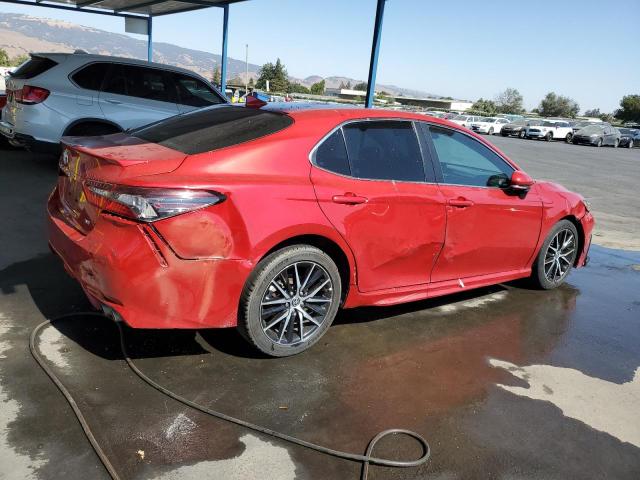 4T1G11AK2NU036513 - 2022 TOYOTA CAMRY SE 红色 照片 3