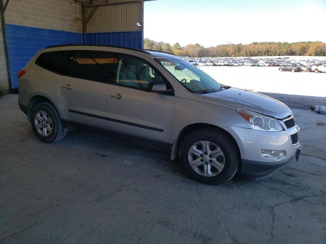 1GNKRFED6CJ161374 - 2012 CHEVROLET TRAVERSE LS SILVER photo 4