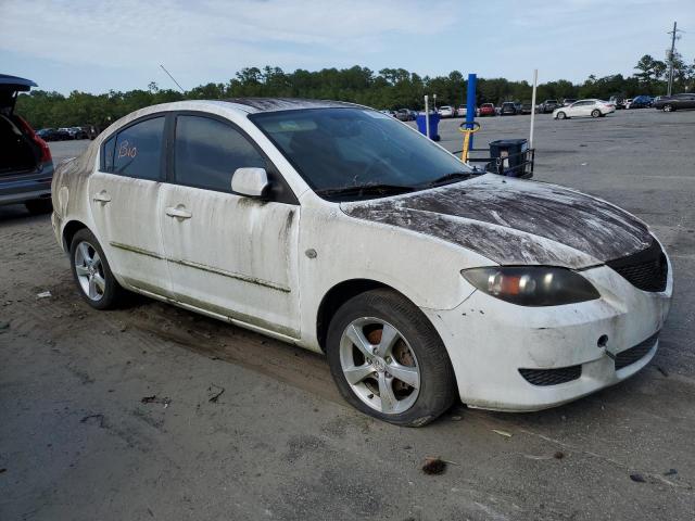 JM1BK12F751302851 - 2005 MAZDA 3 I WHITE photo 4