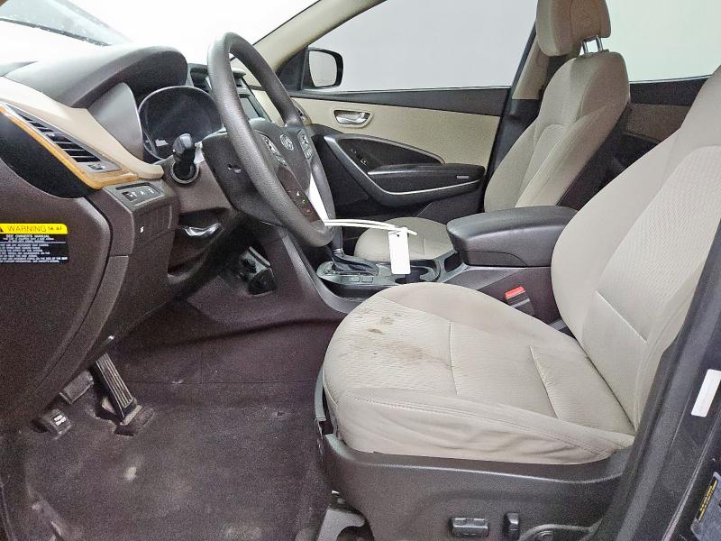 5XYZU3LB0GG364241 - 2016 HYUNDAI SANTA FE S GRAY photo 7