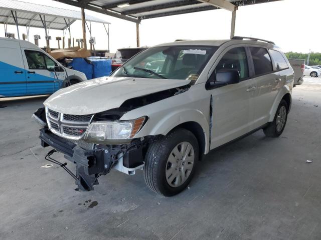 3C4PDCABXLT213968 - 2020 DODGE JOURNEY SE WHITE photo 1