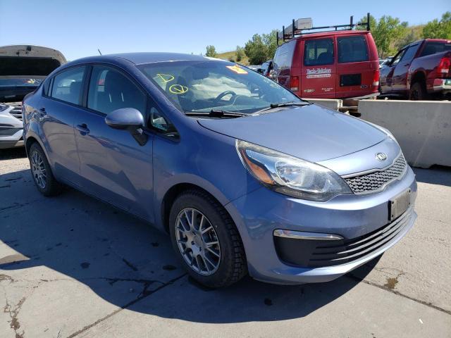 KNADM4A3XG6678068 - 2016 KIA RIO LX BLUE photo 4