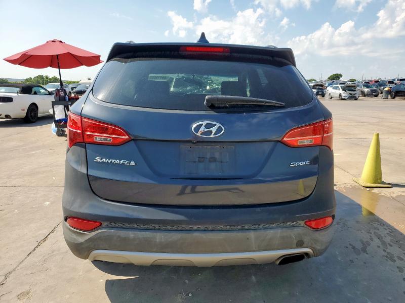 5XYZU3LB9DG100995 - 2013 HYUNDAI SANTA FE S BLUE photo 6