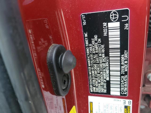 NMTKHMBX6JR043273 - 2018 TOYOTA C-HR XLE Rot Foto 13