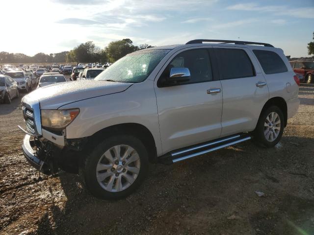 5TDYY5G15BS031090 - 2011 TOYOTA SEQUOIA PLATINUM WHITE photo 1