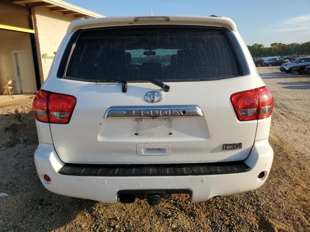 5TDYY5G15BS031090 - 2011 TOYOTA SEQUOIA PLATINUM WHITE photo 6