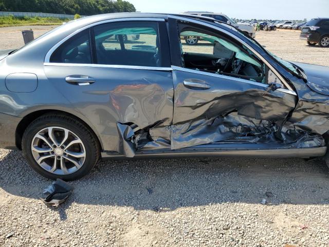 55SWF4KB2HU200310 - 2017 MERCEDES-BENZ C 300 4MATIC GRAY photo 10