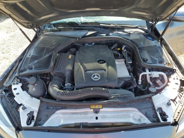 55SWF4KB2HU200310 - 2017 MERCEDES-BENZ C 300 4MATIC GRAY photo 11