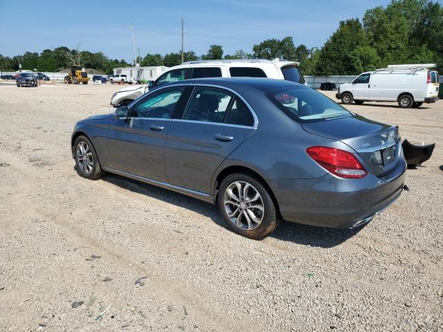 55SWF4KB2HU200310 - 2017 MERCEDES-BENZ C 300 4MATIC GRAY photo 2