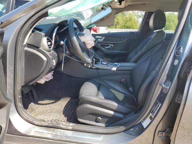 55SWF4KB2HU200310 - 2017 MERCEDES-BENZ C 300 4MATIC GRAY photo 7