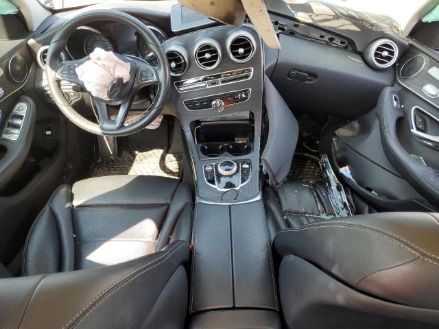 55SWF4KB2HU200310 - 2017 MERCEDES-BENZ C 300 4MATIC GRAY photo 8