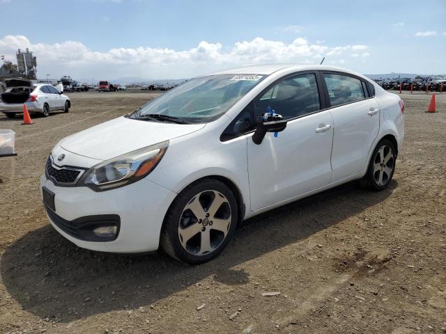 KNADN4A32D6293824 - 2013 KIA RIO EX WHITE photo 1