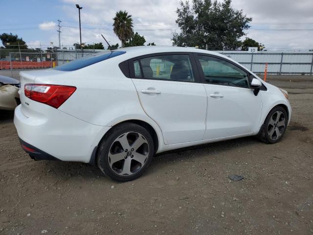 KNADN4A32D6293824 - 2013 KIA RIO EX WHITE photo 3