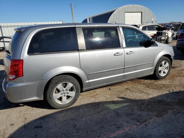 2C4RDGBG7DR822305 - 2013 DODGE GRAND CARA SE SILVER photo 3