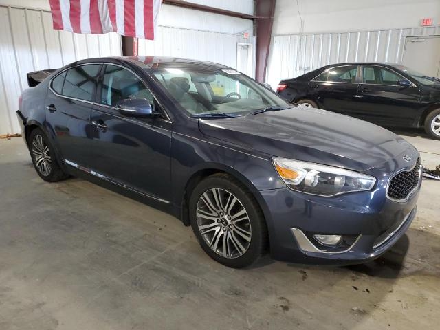 KNALN4D77E5135674 - 2014 KIA CADENZA PREMIUM BLUE photo 4