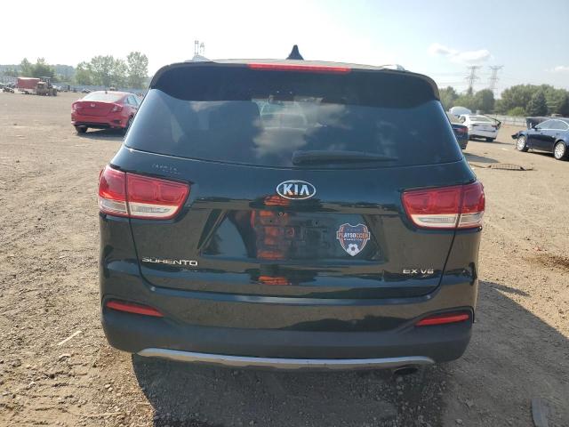5XYPH4A50GG160926 - 2016 KIA SORENTO EX BLACK photo 6