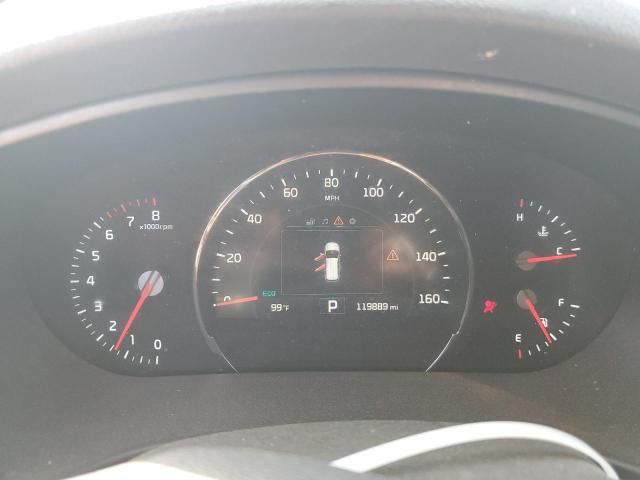 5XYPH4A50GG160926 - 2016 KIA SORENTO EX BLACK photo 9