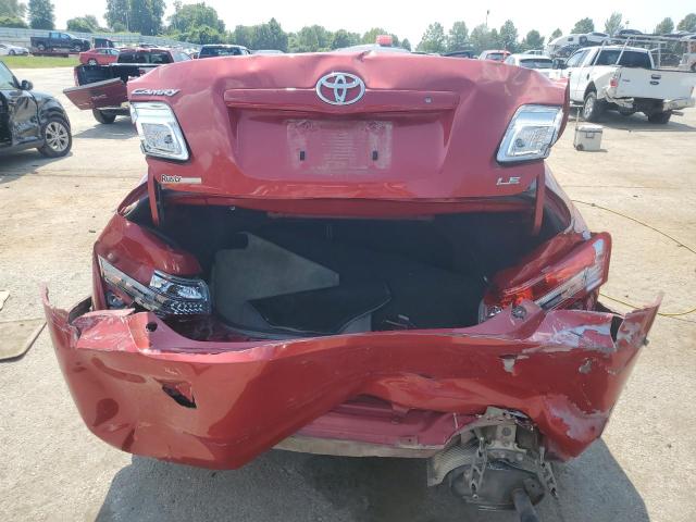 4T1BF3EK7AU512184 - 2010 TOYOTA CAMRY BASE RED photo 6