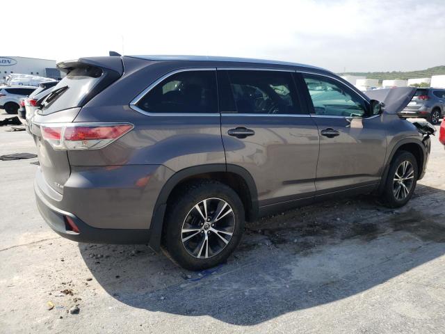 5TDJKRFH5GS237798 - 2016 TOYOTA HIGHLANDER XLE GRAY photo 3