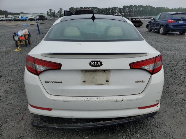 5XXGR4A62DG174400 - 2013 KIA OPTIMA SX თეთრი ფოტო 6