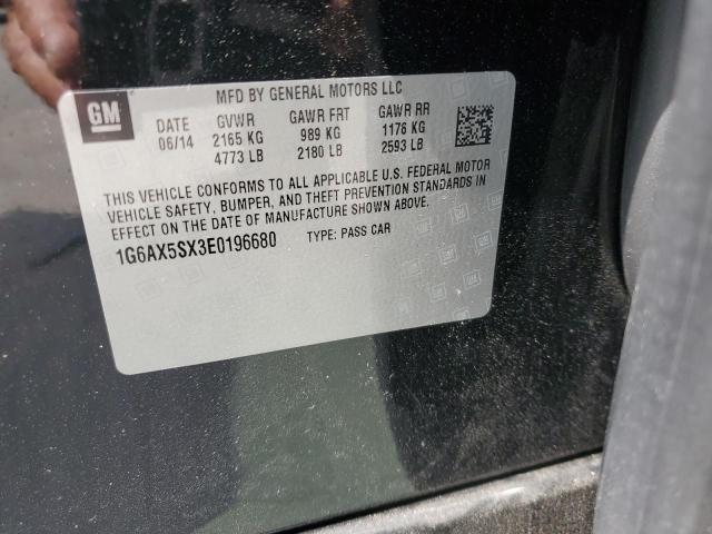 1G6AX5SX3E0196680 - 2014 CADILLAC CTS LUXURY COLLECTION Qara foto 12