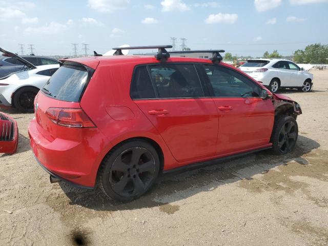 3VW4T7AU2FM032521 - 2015 VOLKSWAGEN GTI RED photo 3