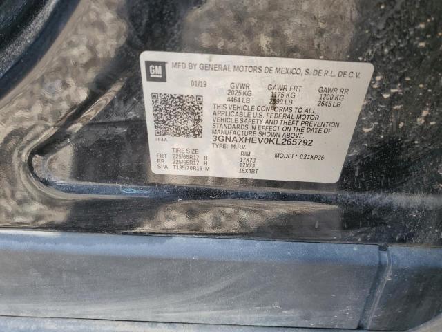 3GNAXHEV0KL265792 - 2019 CHEVROLET EQUINOX LS Siyah fotoğraf 13