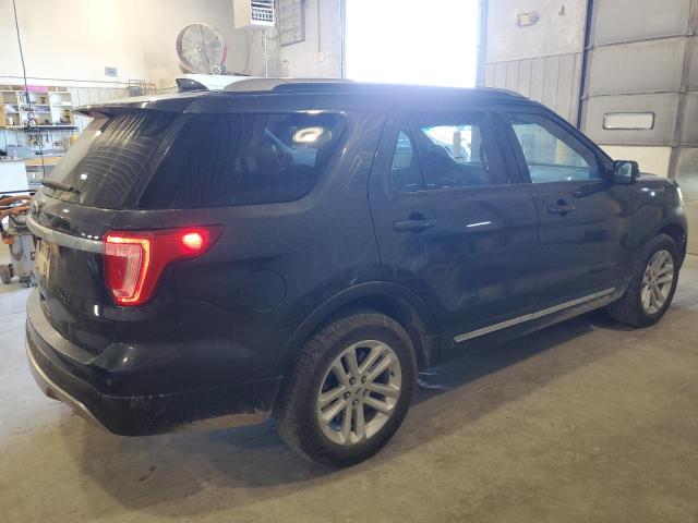 1FM5K7D83HGC46175 - 2017 FORD EXPLORER XLT Siyah fotoğraf 3