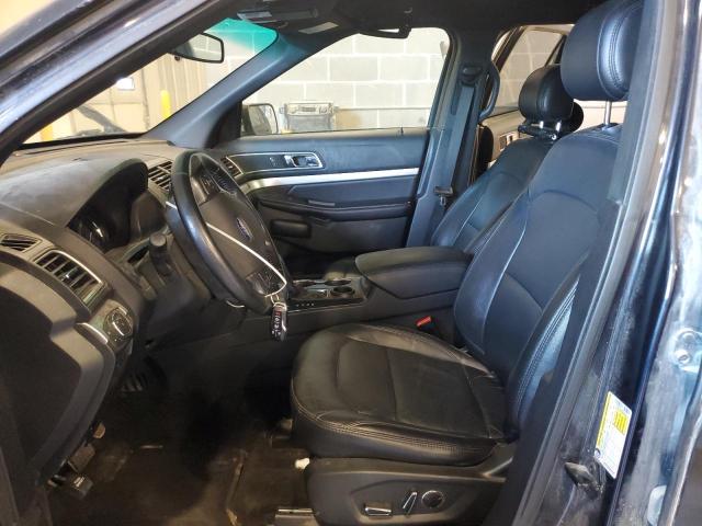 1FM5K7D83HGC46175 - 2017 FORD EXPLORER XLT Siyah fotoğraf 7