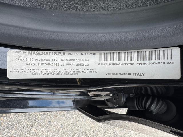 ZAM57RSA3H1206281 - 2017 MASERATI GHIBLI S 黑色 照片 15