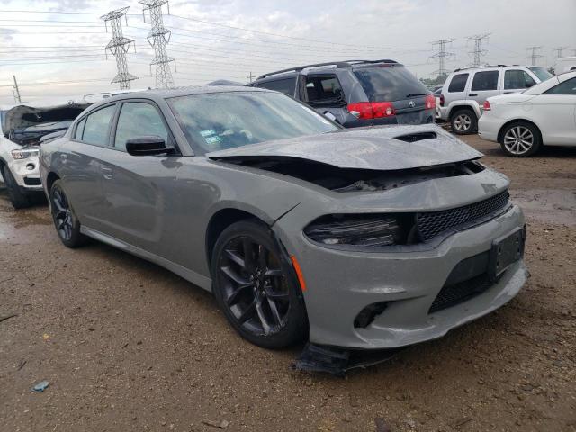 2C3CDXHG3KH603149 - 2019 DODGE CHARGER GT GRAY photo 4