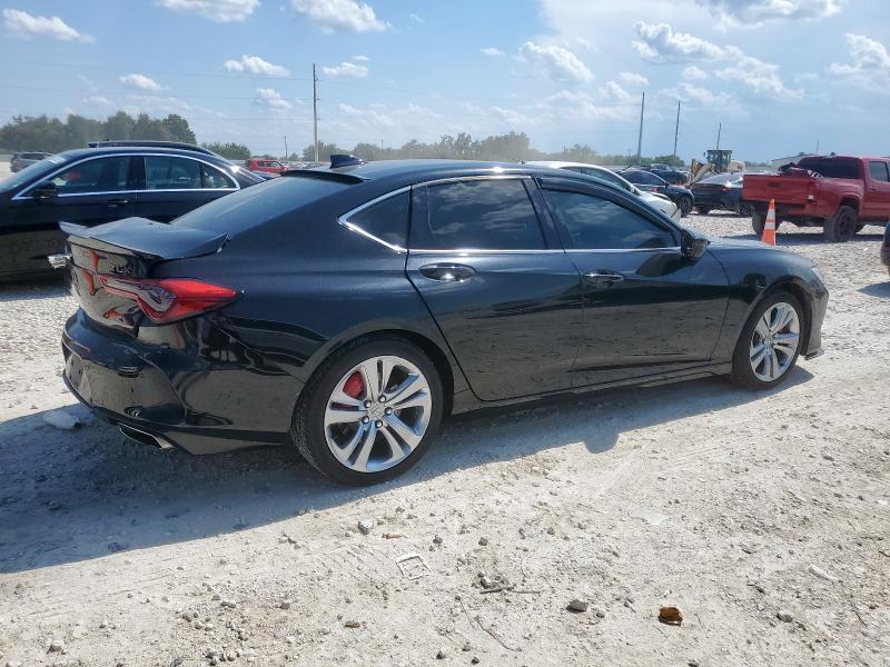 19UUB5F47MA003529 - 2021 ACURA TLX TECHNOLOGY შავი ფოტო 3